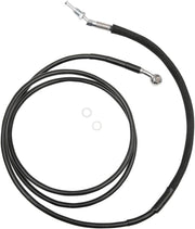 Drag Specialties Stainless Steel Hydraulic Clutch Hose For Harley Davidson FLTRU 1750 2017-2018 193.5 cm - Vinyl-Coat Black