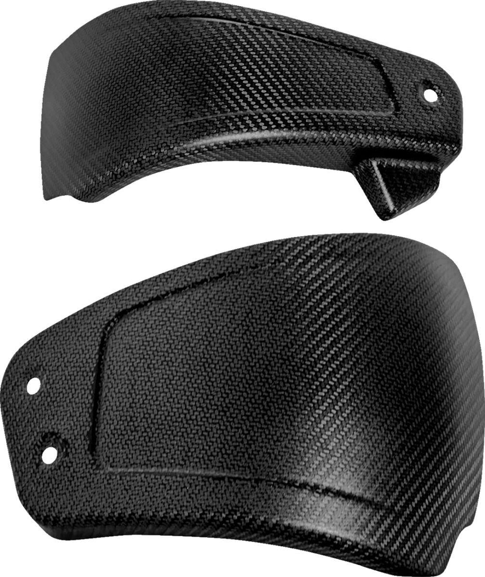 Saddlemen Side Covers For Harley Davidson FLFBS 1923 2025-2026 - Black/Carbon Fibre