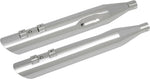 Drag Specialties Slashdown Silencers For Harley Davidson FLHR 1340 1995-1998 100 mm - Chrome