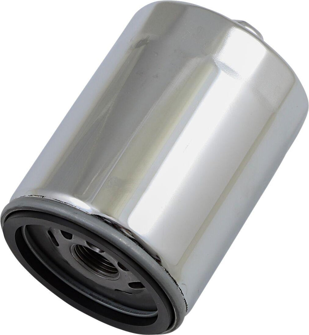 Drag Specialties Spin-On Oil Filter For Harley Davidson FLDE 1750 2018-2020 - Chrome