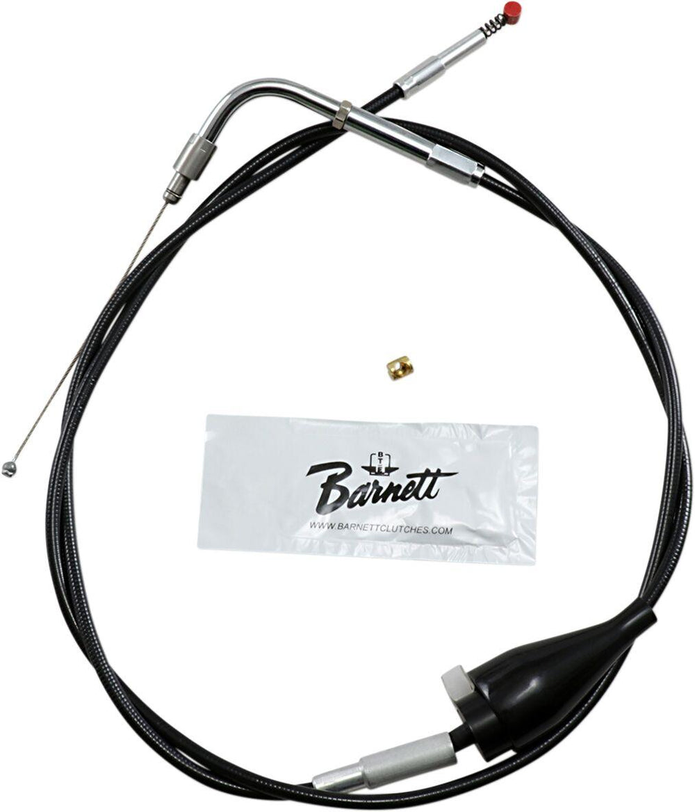 Barnett  Vinyl Throttle Idle Cable For Harley Davidson FLHRC 1450 78.5 cm (31") - Black