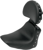 Saddlemen Heels Down Solo Seat For Harley Davidson FLSTC1450 2006 Studded - Black