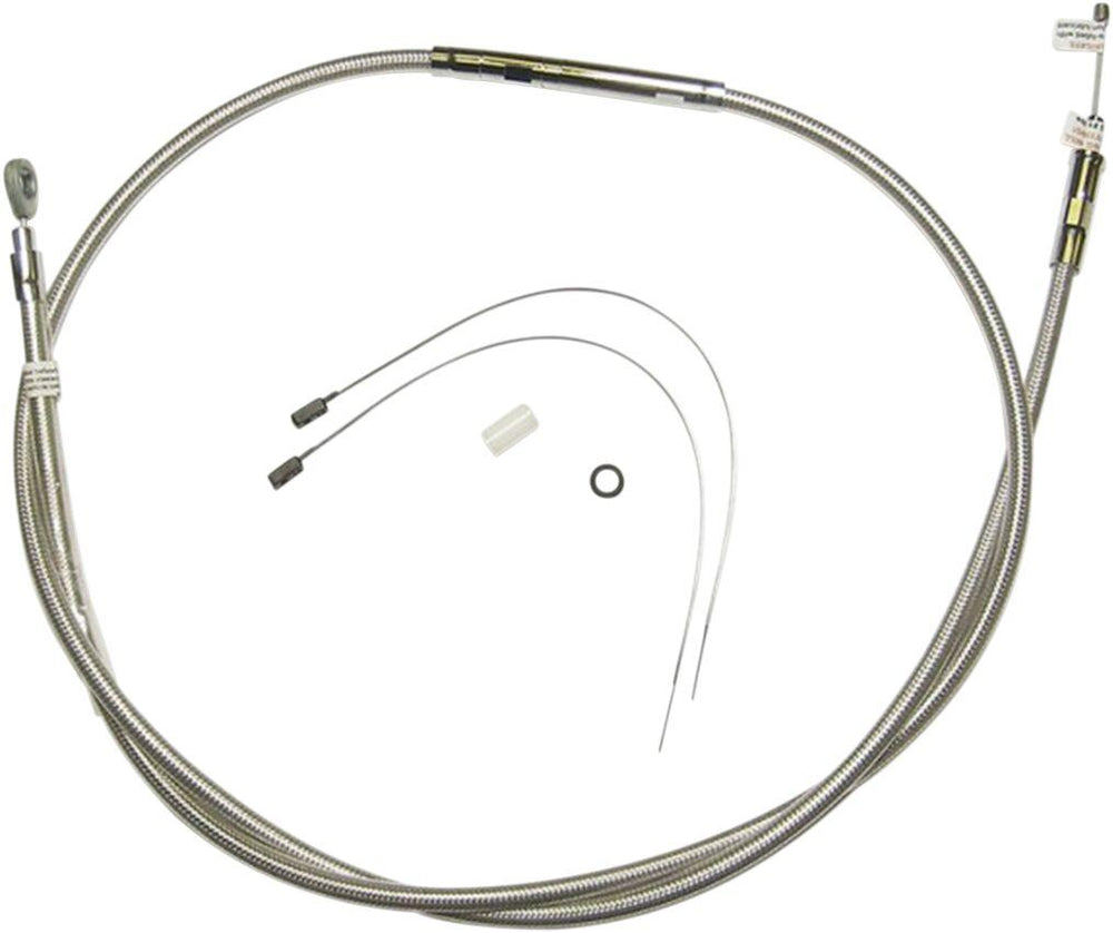 Magnum Shielding High-Efficiency  Stainless Clutch Cable For Harley Davidson FLHC 1750 2018-2022 174.5 cm (68-11 16") - Polished