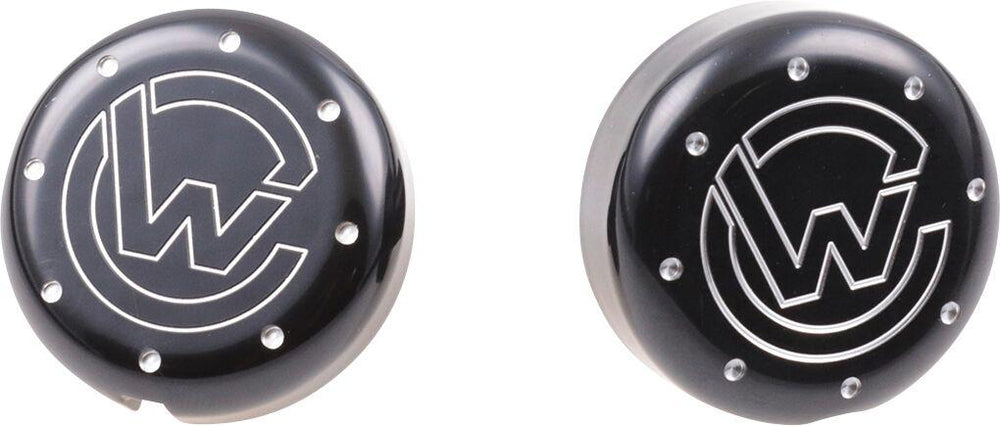 Cult Werk Axle Covers For Harley Davidson FLDE 1750 2018-2020 - Black
