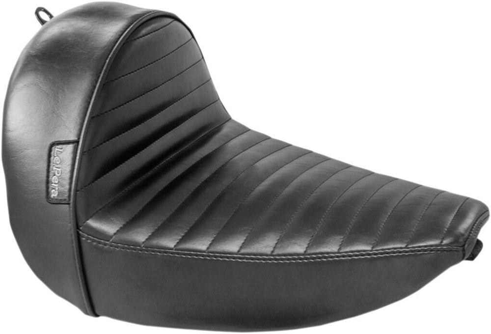 LE Pera Stubs Cafe Seat For Harley Davidson FLS 1690 2016-2017 Pleated - Black