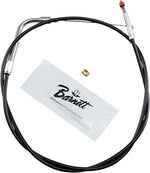Barnett  Vinyl Throttle Idle Cable For Harley Davidson FLS 1690 2012-2015 94 cm (37") - Black