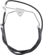 Drag Specialties Extended Length Vinyl Brake Hose Kit For Harley Davidson FLHT 1340 1996-1998 +25.4 cm Front - Black