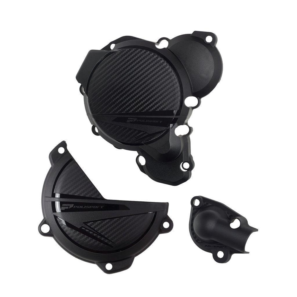 Polisport Full Engine Protector Kit For KTM SX250 2023-2024 - Black