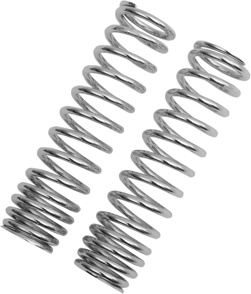 Progressive Suspension 12-Series Shock Springs For Moto Guzzi California 1000 II 1983-1986 - Chrome
