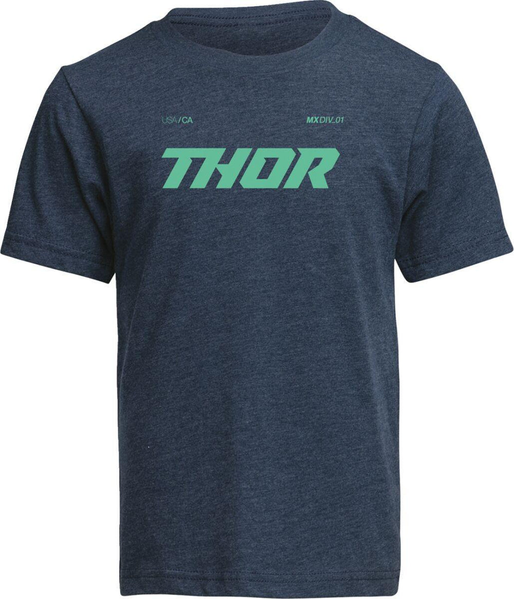 Thor Youth Brave T-Shirt - Navy/Petrol Blue