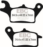EBC SFAC Carbon Series Scooter Brake Pads For Honda NSC 110 CBS 2021 Front