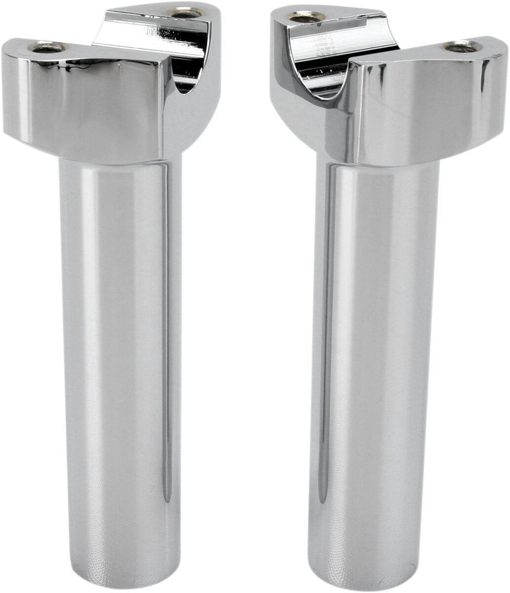 Drag Specialties Forged Aluminium Handlebar Riser 14 cm Rise - Chrome