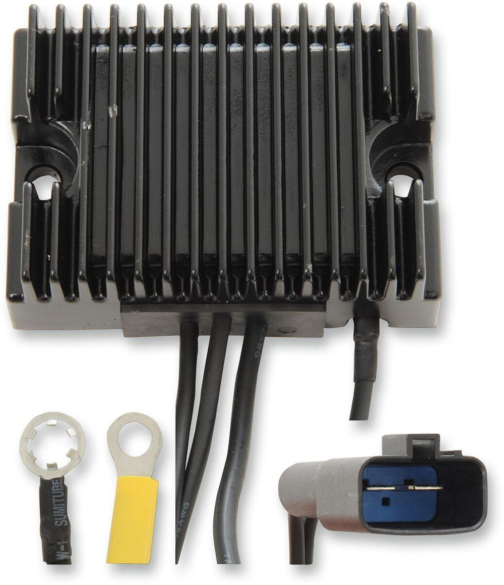 Drag Specialties Solid-State Regulator For Harley Davidson FLSTC1450 2000 - Black