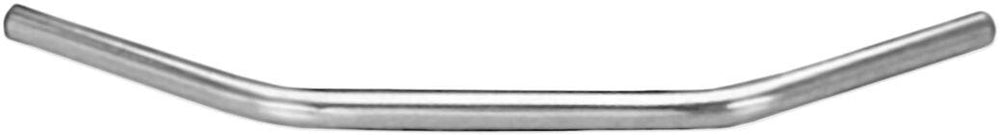 Emgo 1" Flat Handlebar 0 mm (0") - Chrome