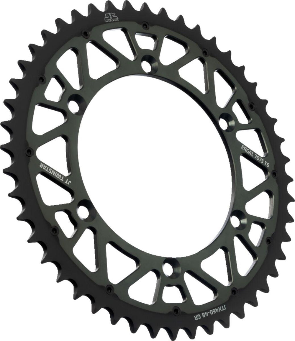 JT Twinstar Sprocket For Kawasaki KDX175 1980-1982 Rear 48T - Graphite