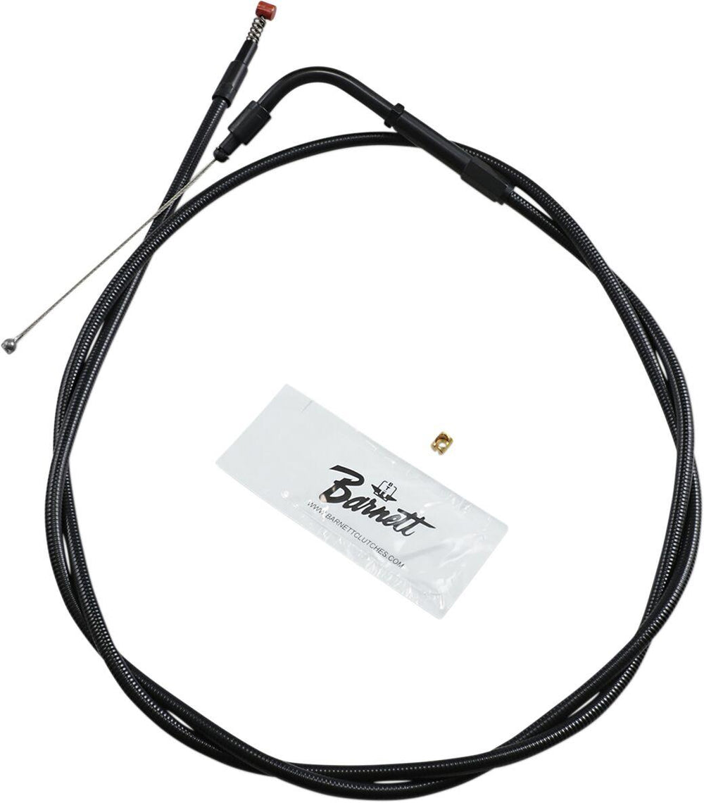 Barnett Stealth Series Throttle Idle Cable For Harley Davidson FLHR 1340 1996-1998 122 cm (48") - Black