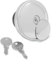 Drag Specialties Screw-In Locking Fuel Cap For Harley Davidson FLD 1690 2012-2013 - Chrome