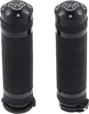 Cult Werk Grip System Grips For Harley Davidson FLFBS 1868 2022-2024 - Black