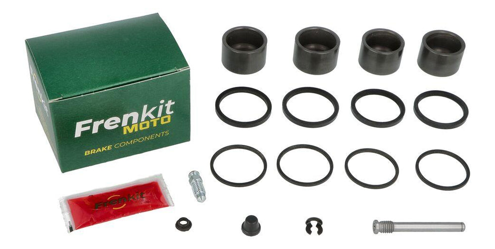 Frenkit Superkit Caliper Repair Kit For BMW CE 04 ABS 2022-2024 Fits Front Right - Black/Silver/Stainless Steel