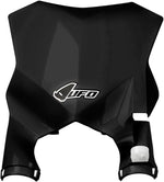 UFO Stadium Front Number Board With Fork Guards For Kawasaki KX250 2021-2024 - Black