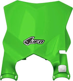UFO Stadium Front Number Board With Fork Guards For Kawasaki KX250 2021-2024 - KX Green