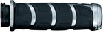 Kuryakyn Kinetic Grips For Harley Davidson FLDE 1750 2018-2020 - Black/Chrome