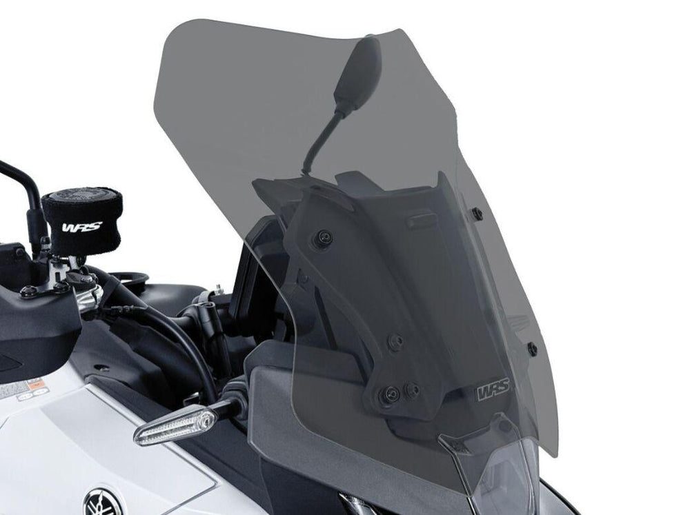 WRS Windscreen Intermedio Tracer 9 GT/GT+ For Yamaha MT-09 TR DXCS 2025 42.5 cm (16-3/4") - Dark Smoke