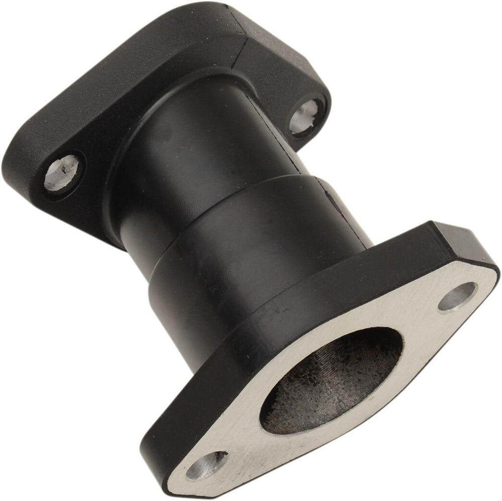 WSM Carburettor Intake Boot For Yamaha YFM350 ER 1987-1995 - Black/Silver