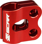 Scar Brake Line Clamp For Suzuki DRZ400SM 2005-2020 - Red