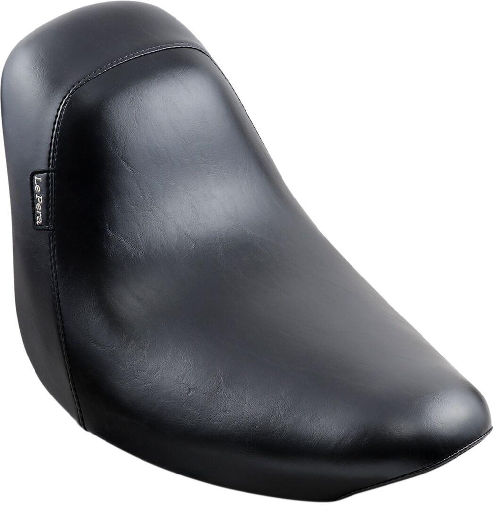 LE Pera Bare Bones Solo Foam Seat For Harley Davidson FLSTF 1450 2006 Smooth - Black