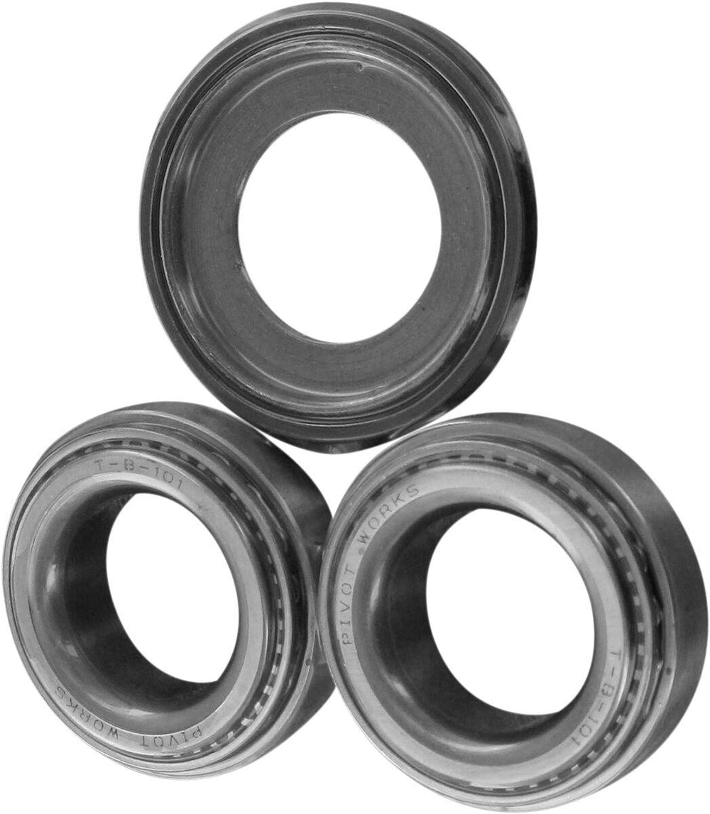 Pivot Works Steering Stem Bearing Kit For KTM  EXC125 1998-2001 - Black Chrome