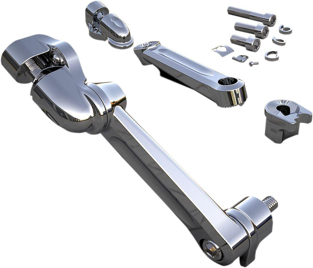 Ciro Passenger Peg Mounts For Harley Davidson FLH 1868 ABS 2021 Rear - Chrome