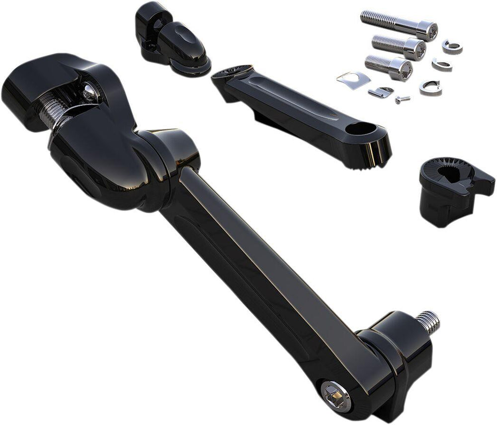 Ciro Passenger Peg Mounts For Harley Davidson FLH 1868 ABS 2021 Rear - Black