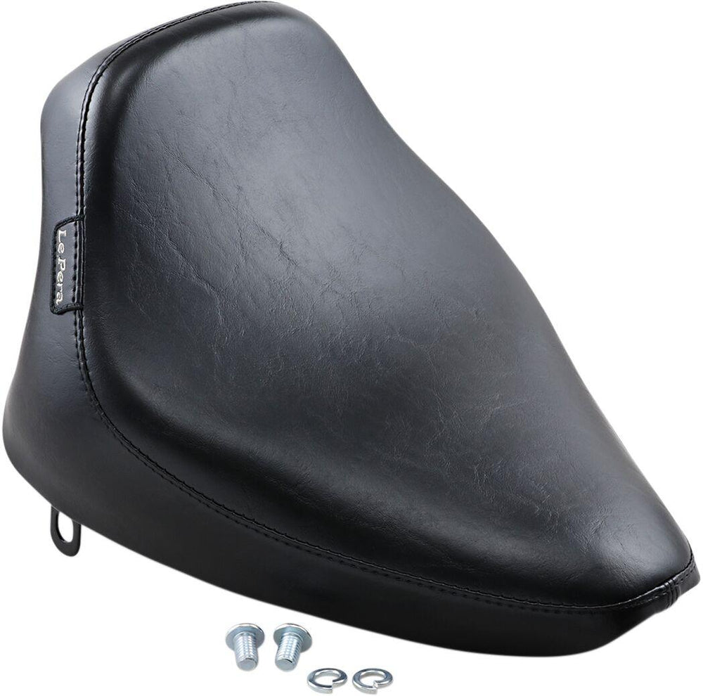 LE Pera Silhouette Deluxe Solo Seat For Harley Davidson FLST 1340 1986-1990 Plain - Black
