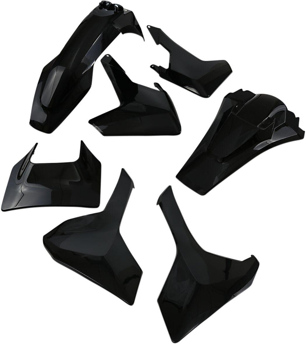 UFO Plastics Kit For Husqvarna FE250 2017-2019 - Black