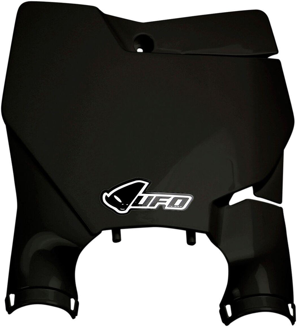 UFO Stadium Front Number Board With Fork Guards For KTM  SX125 2016-2022 - Black