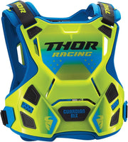Thor Youth Guardian MX Roost Deflector - Blue/Fluorescent Green
