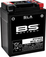BS Battery SLA AGM Battery For Arctic Cat Textron 250 2X4 - Black