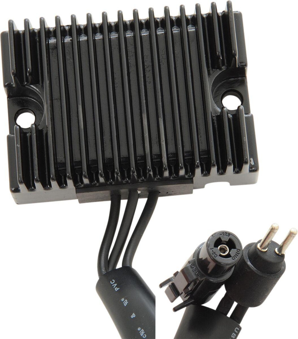 Drag Specialties Solid-State Regulator For Harley Davidson XL 1200 C 1996-2003 - Black
