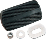 Drag Specialties Brake Clutch Pedal Pad Assembly For Harley Davidson FL 1200 1970-1977 - Black Chrome