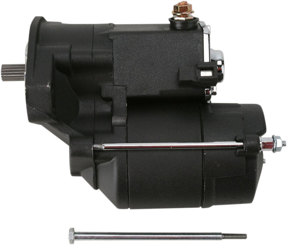 Drag Specialties 1.4 kW High-Performance Starter Motor For Harley Davidson FLHR 1340 1994-1998 - Black