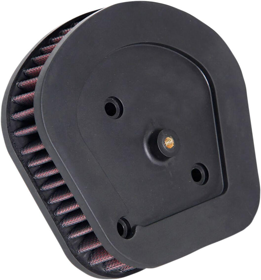 K&N High Flow Air Filter For Harley Davidson FLDE 1750 2018-2020 - Black Red