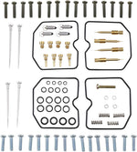 Parts Unlimited Carburettor Repair Kit For Kawasaki GPX 600 R 1988-1997 - Black Gold Silver