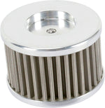 Moose Racing Stainless Steel Oil Filter For Honda ATC250 ES 1985-1987 - Silver