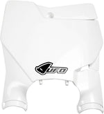 UFO Stadium Front Number Board With Fork Guards For KTM  SX125 2016-2022 - White