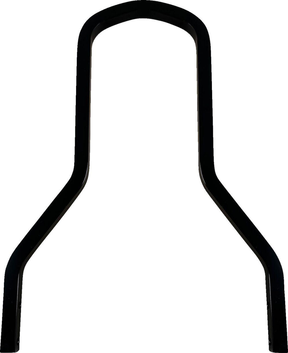 Drag Specialties Square Sissy Bar For Harley Davidson FLDE 1750 2018-2020 25.8 cm - Gloss Black