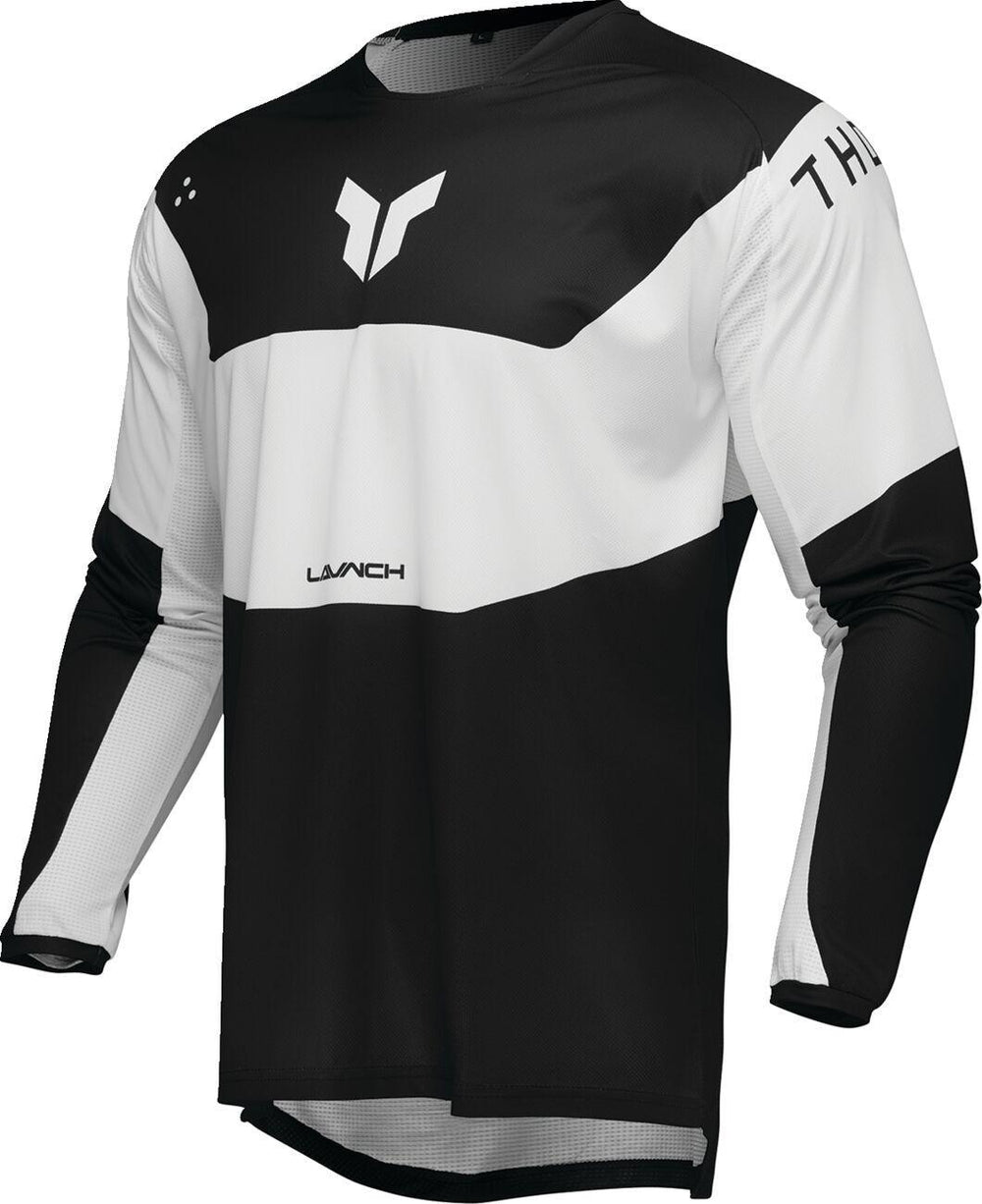 Thor Launchmode Storm Jersey - Black White
