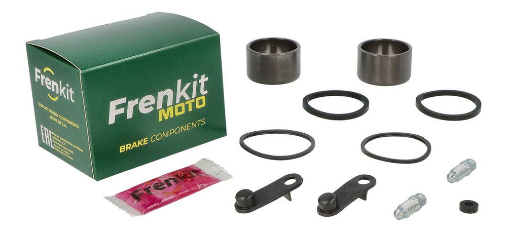Frenkit Caliper Repair Kit With Piston For Kawasaki ZG 1400 2008-2010 Rear - Black/Silver