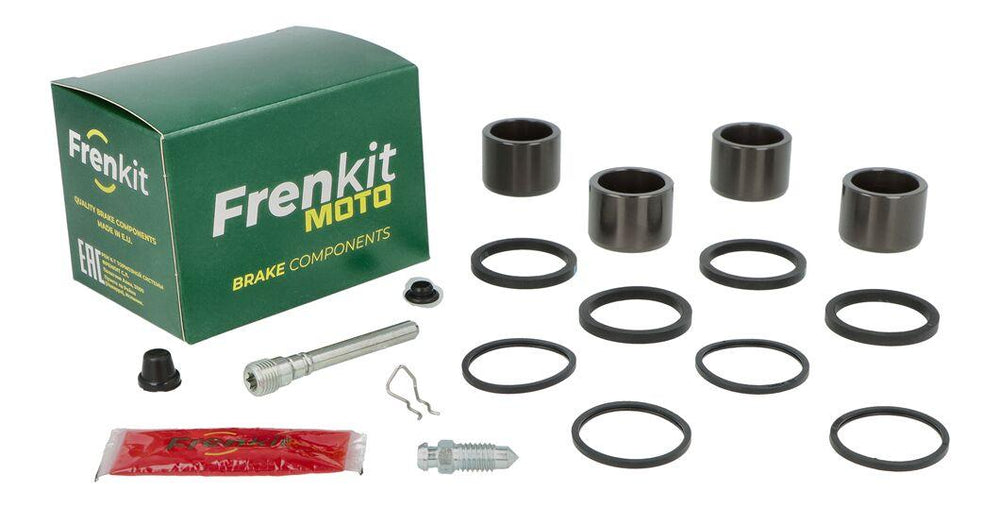 Frenkit Superkit Caliper Repair Kit For BMW C 400 GT ABS 2019-2020 Fits Front Right - Black/Silver/Stainless Steel