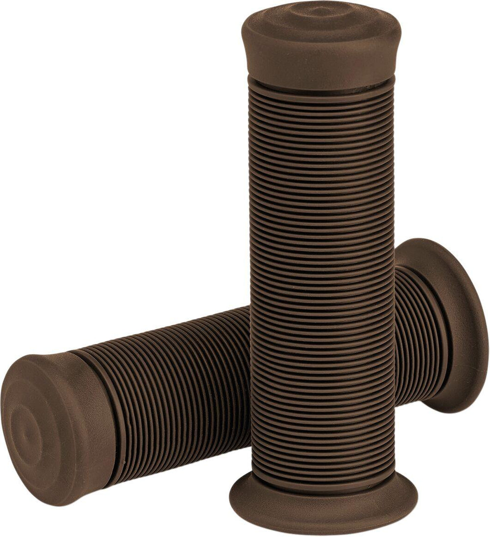 Biltwell Kung Fu Closed End Grips - Chocolate